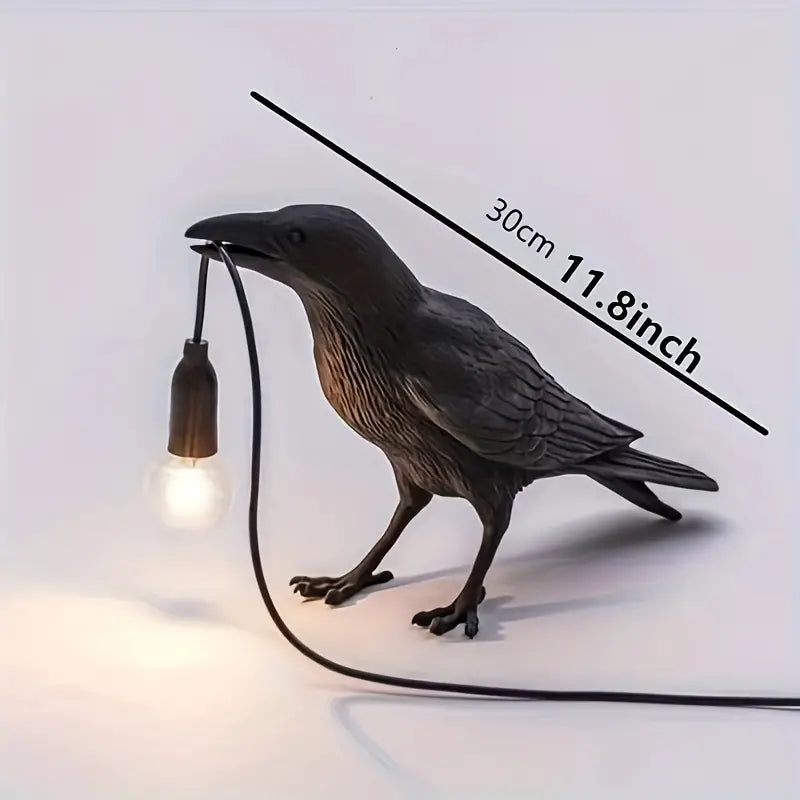 Resin Bird Table Lamp