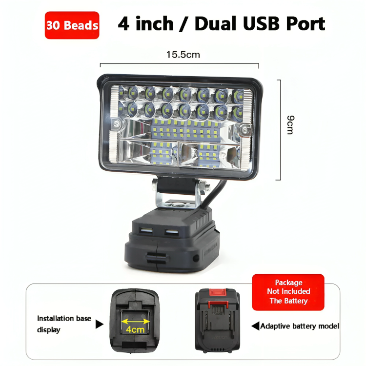 Makita-Compatible LED Light