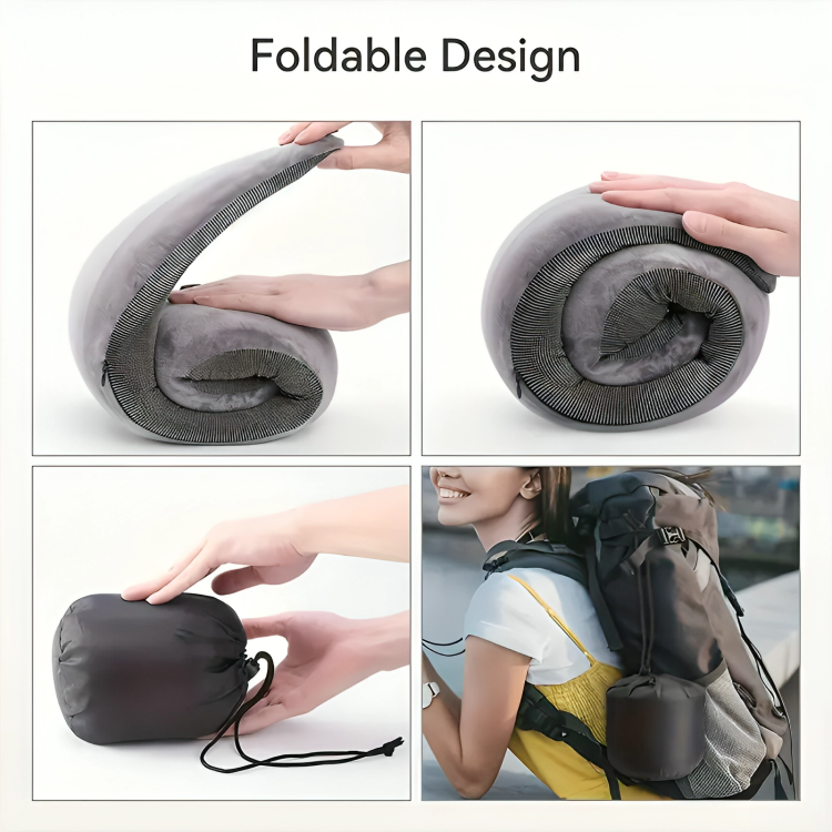 Comfort Travel Pillow + FREE Waterproof Carry Bag