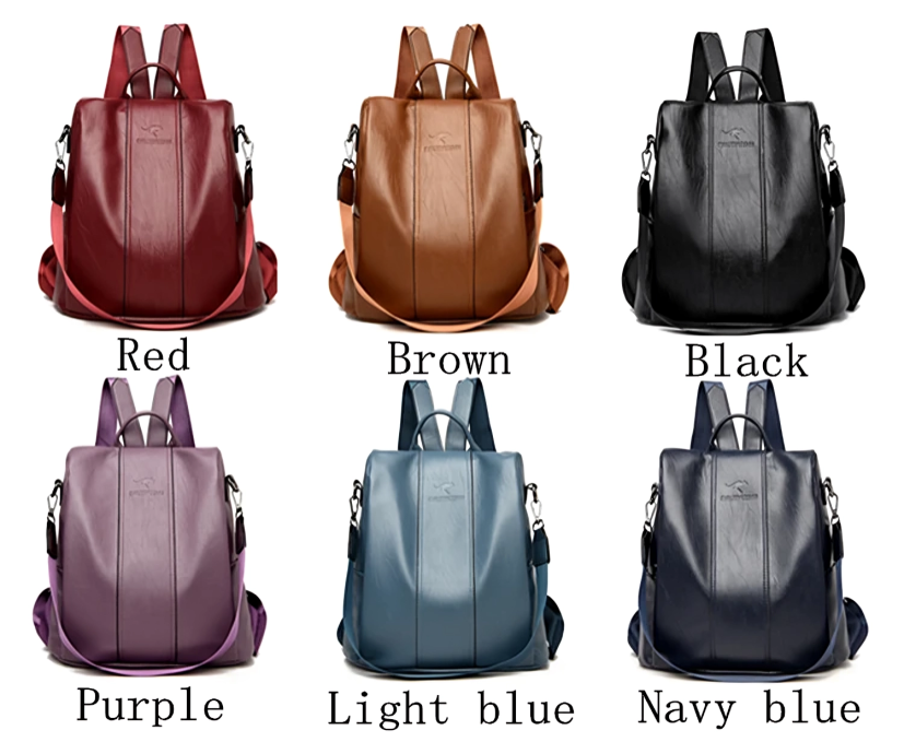 Women's Anti-Theft Leather Multi-Purpose Bag