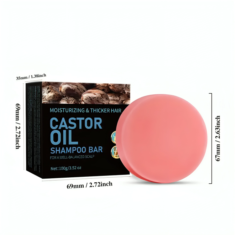 Castor Oil Organic Hair Shampoo Bar