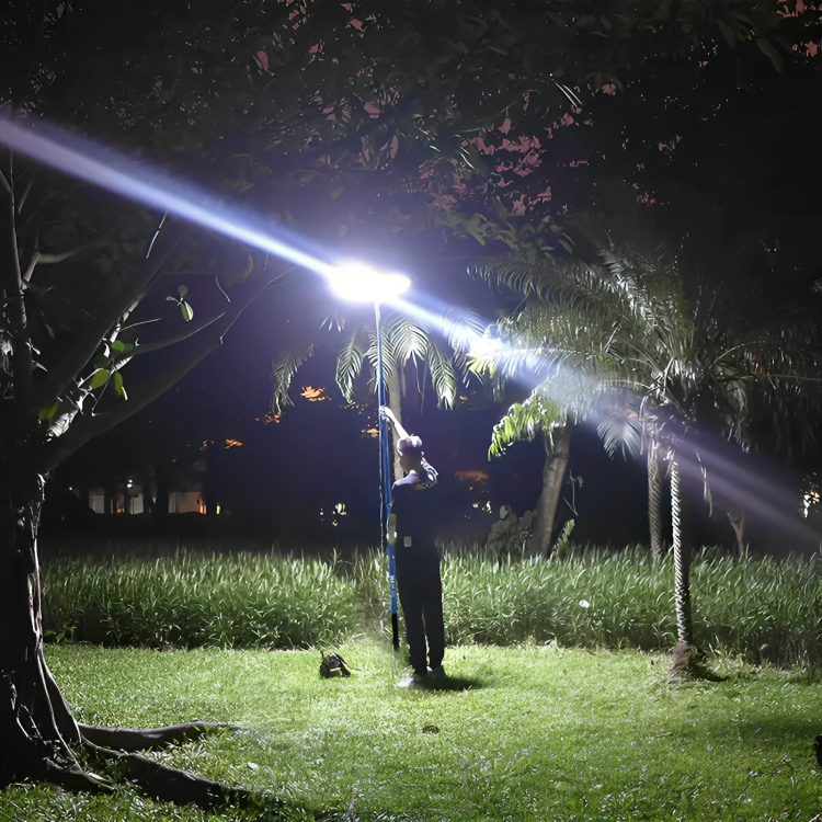 Tall Telescopic Tripod Light