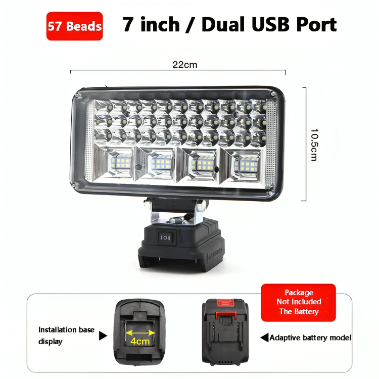 Makita-Compatible LED Light