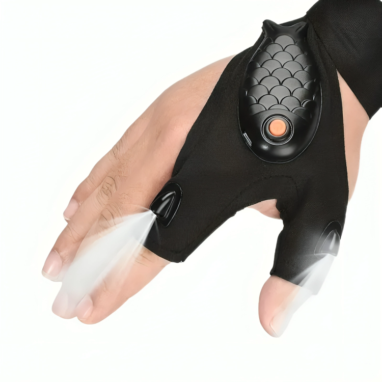 Rechargeable Finger-Less LED Glove