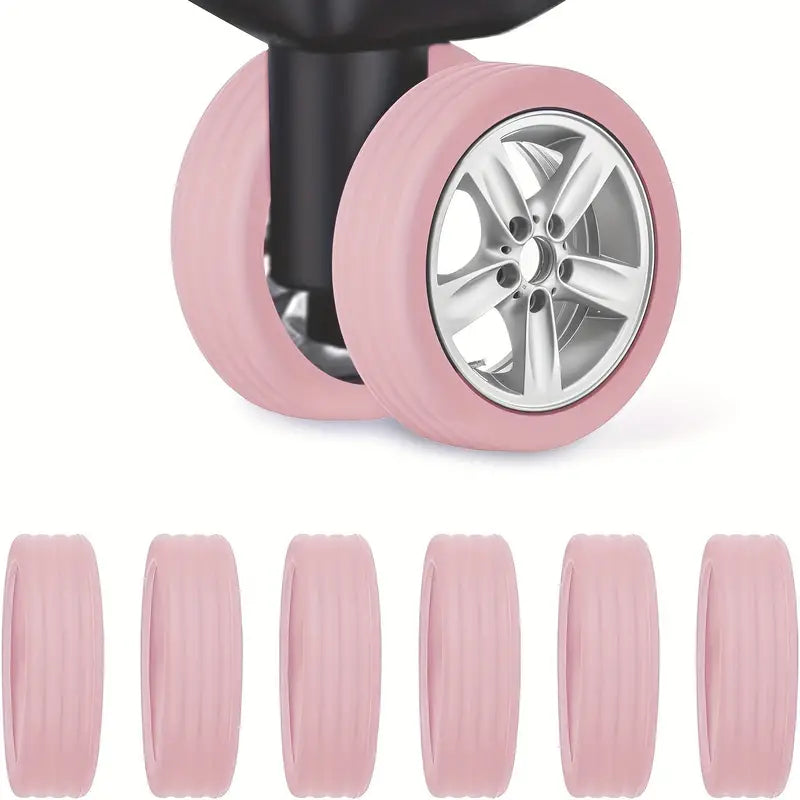 8 Pc Silicone Wheel Protectors