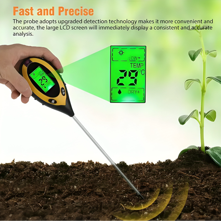 4 in 1 Soil PH Moisture Tester