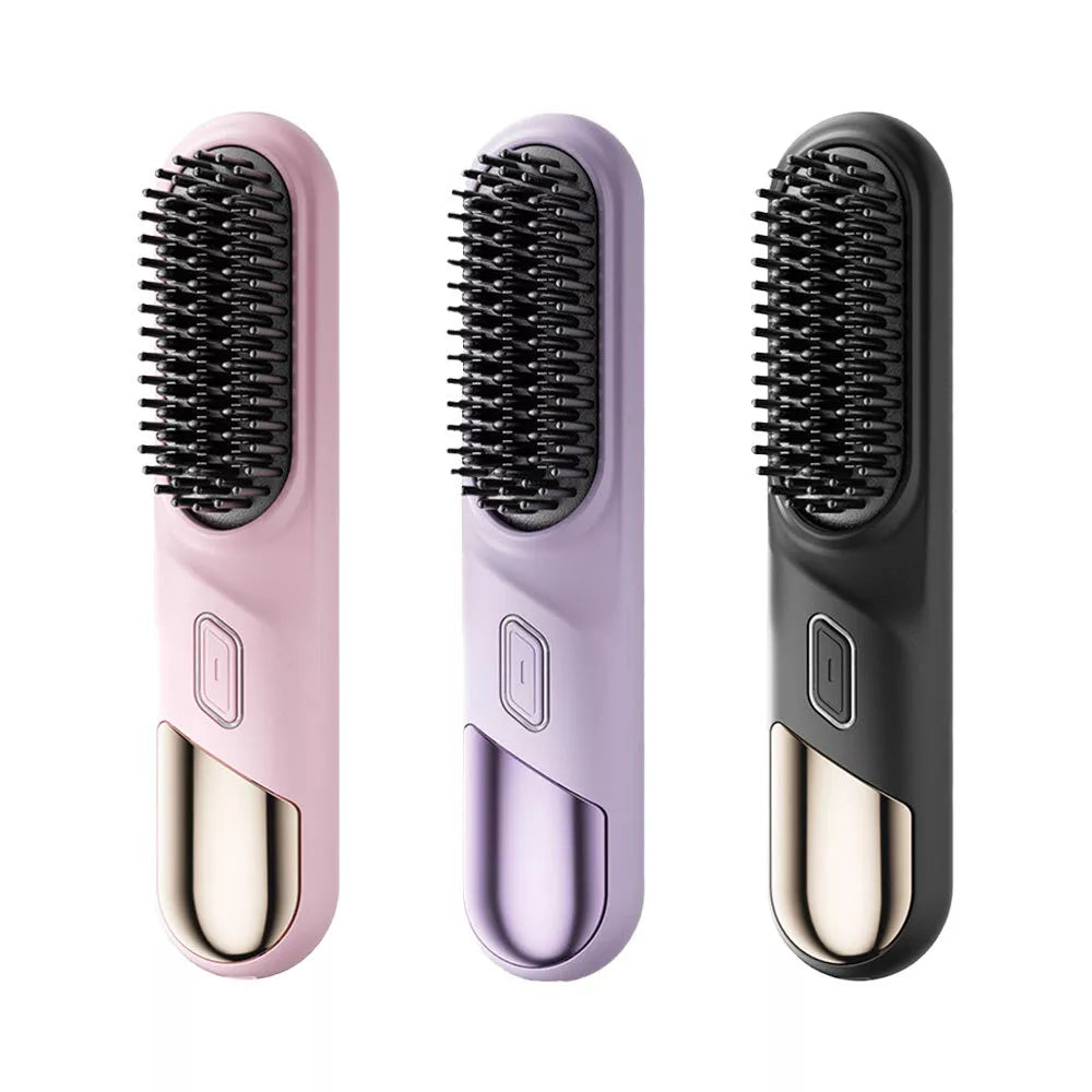 Cordless Hair Straightener & Brush