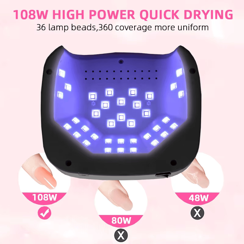 Smart Cordless LED Nail Lamp