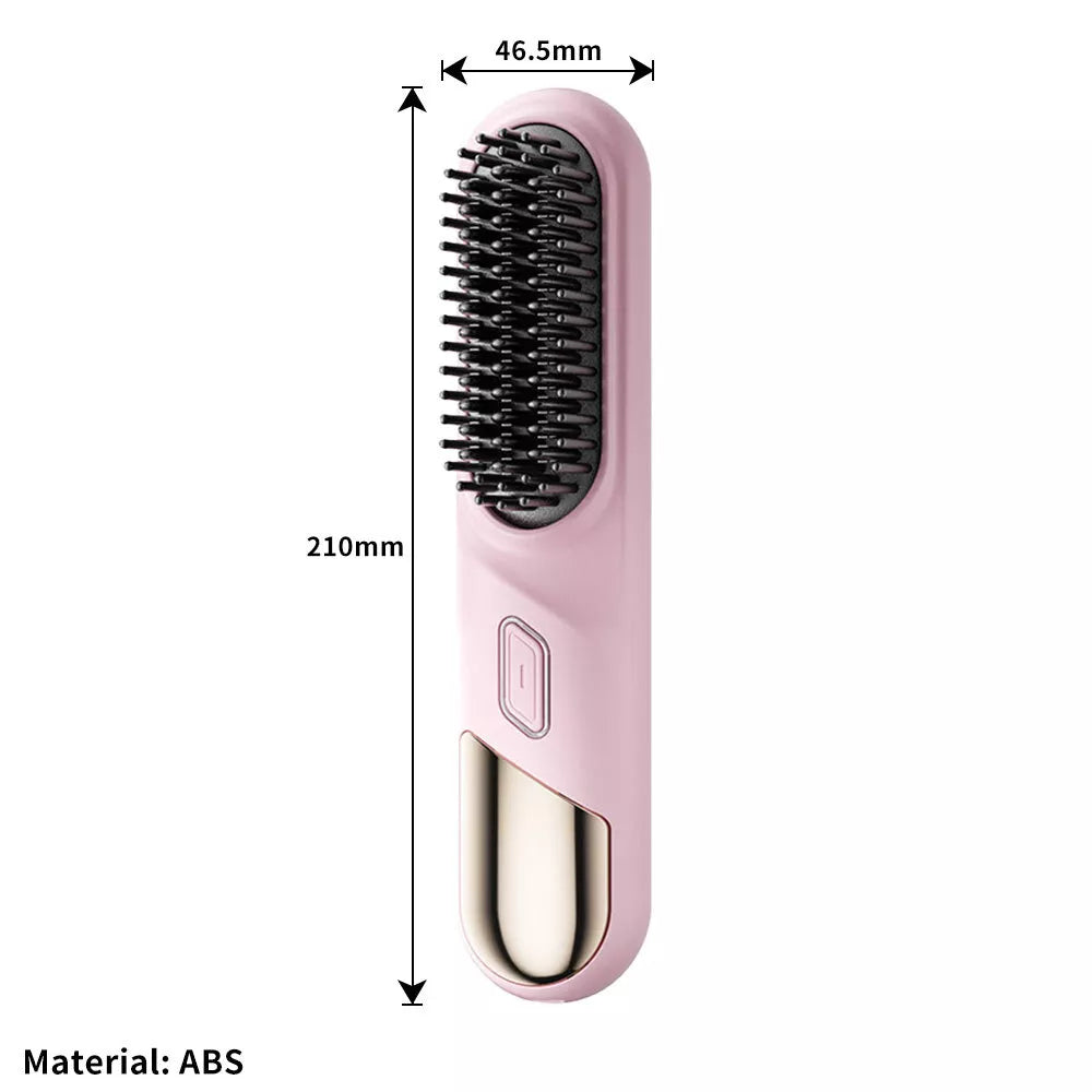 Cordless Hair Straightener & Brush