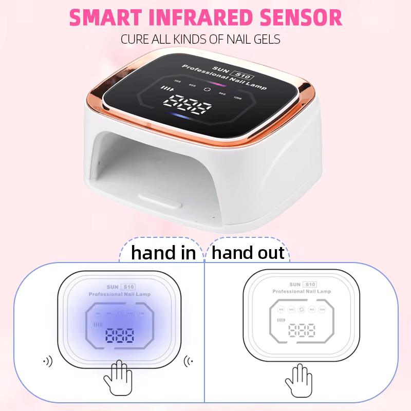 Smart Cordless LED Nail Lamp