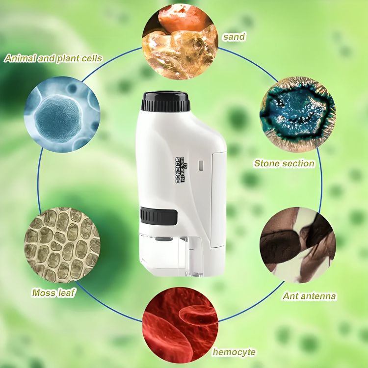 Mini Pocket Micrscope With LED