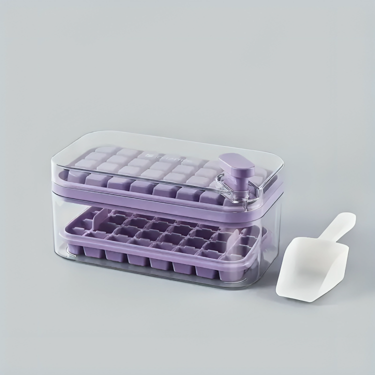 64-Cube Ice Tray With Lid