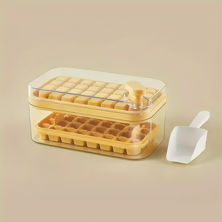 64-Cube Ice Tray With Lid