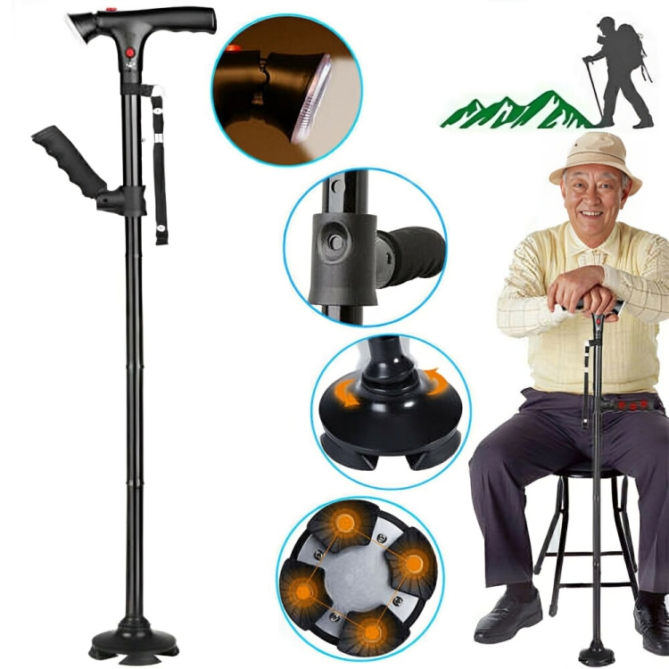 Adjustable LED Walking Stick