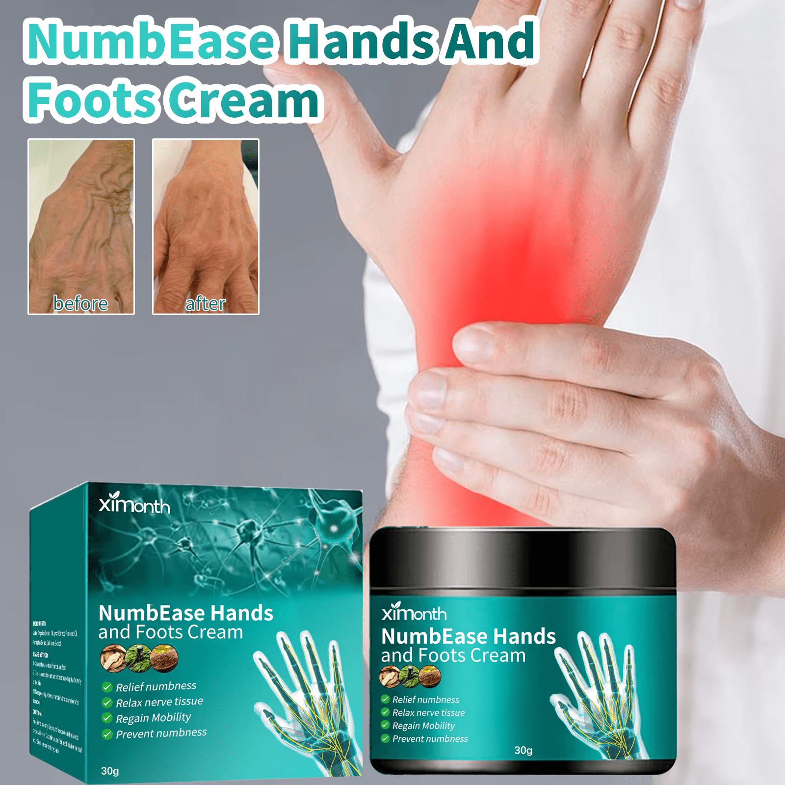 Numbing Nerve Pain Relief Cream