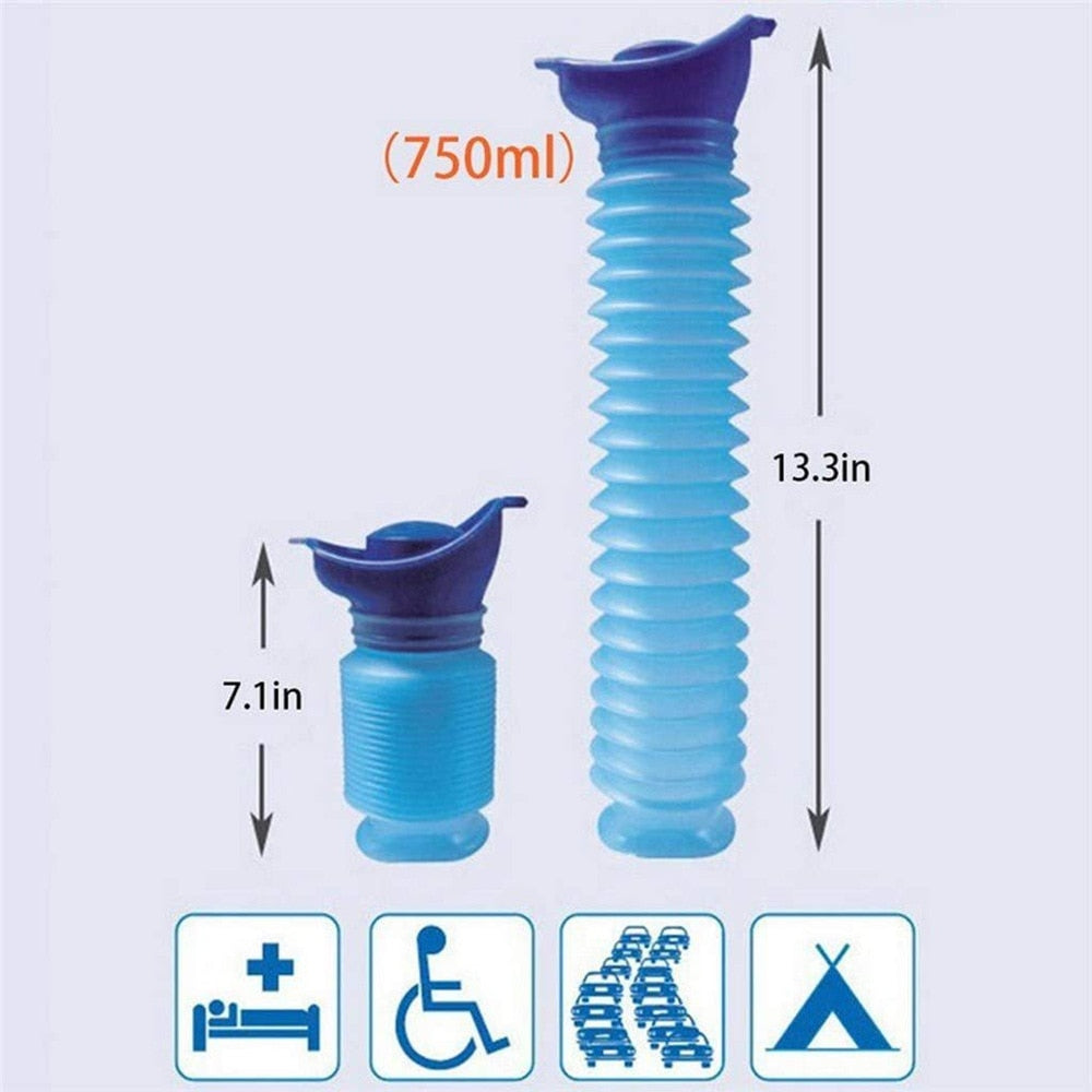 Portable Reusable Shrink Camping Toilet Emergency Urinal_4