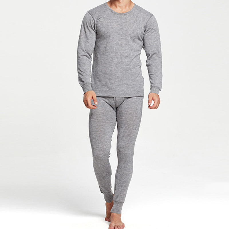 100% Merino Wool Thermal Underwear Base Layer Set_0