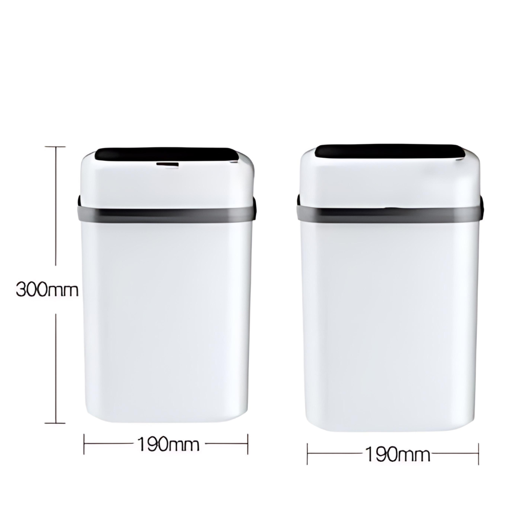 13L Bathroom Touch Trash Can Smart Garbage Bucket_9