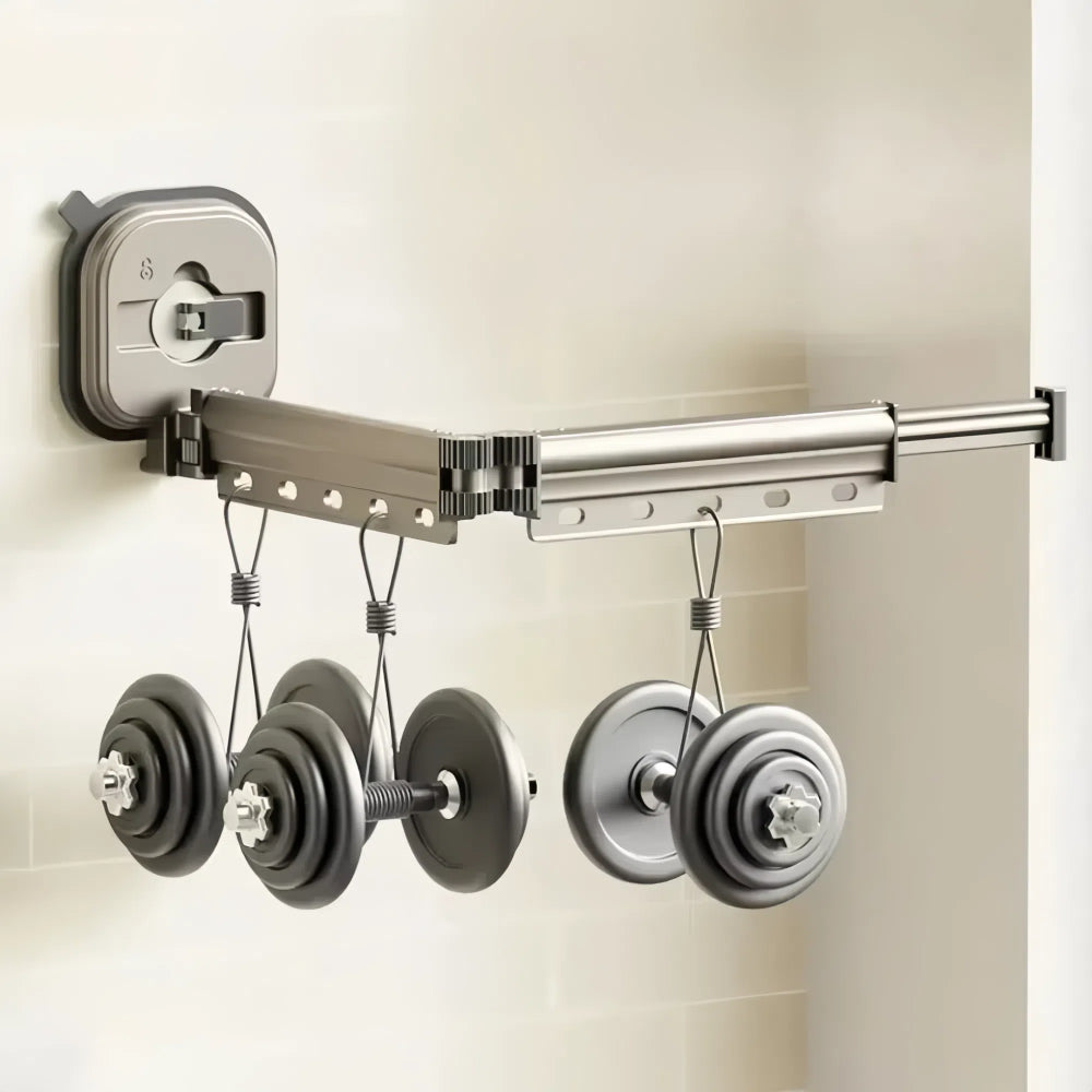 Wall-Mounted Retractable Laundry Drying Rack_3