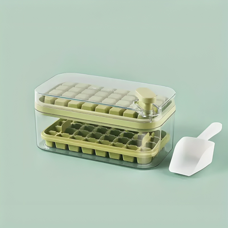 64-Cube Ice Tray With Lid