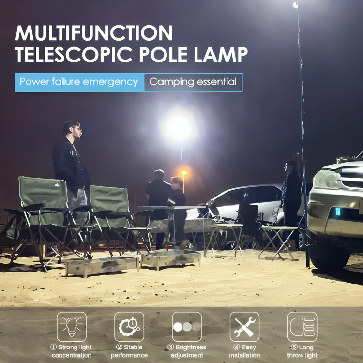 Tall Telescopic Tripod Light