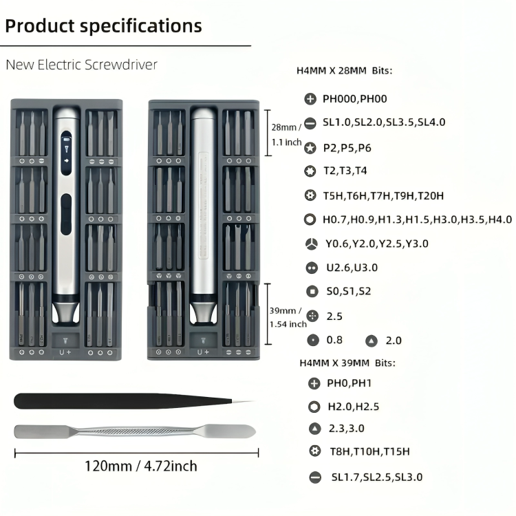 Professional Electric Screwdriver Set