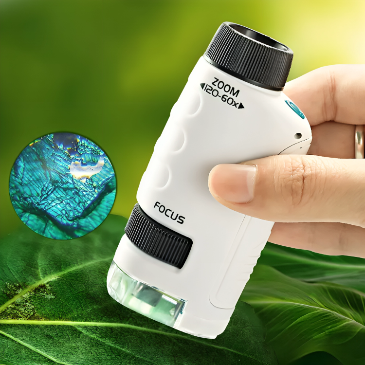 Mini Pocket Micrscope With LED