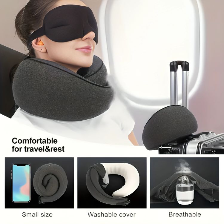 Comfort Travel Pillow + FREE Waterproof Carry Bag