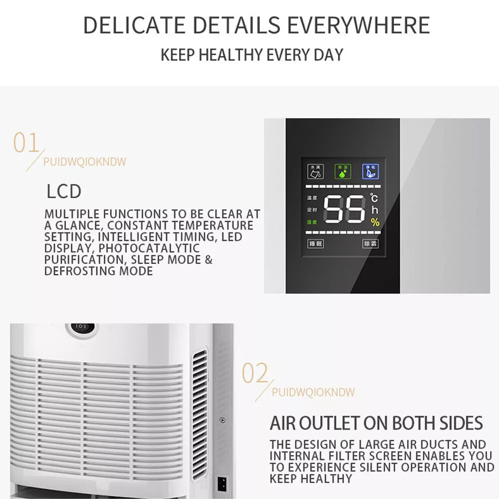 2.2L Portable Air Purify Dehumidifier