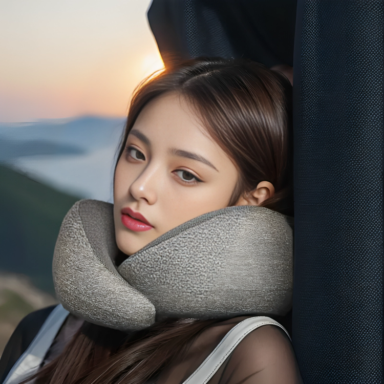 Comfort Travel Pillow + FREE Waterproof Carry Bag