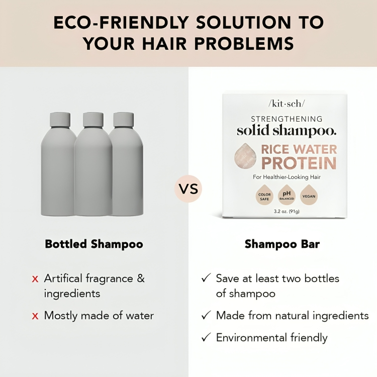 Hydrating Rice Protein Bar Shampoo & Conditioner