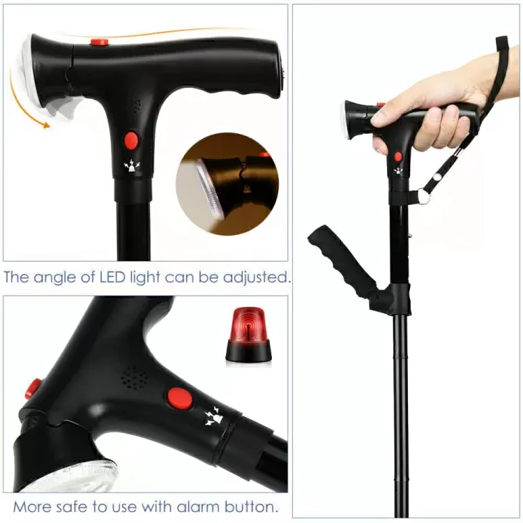 Adjustable LED Walking Stick