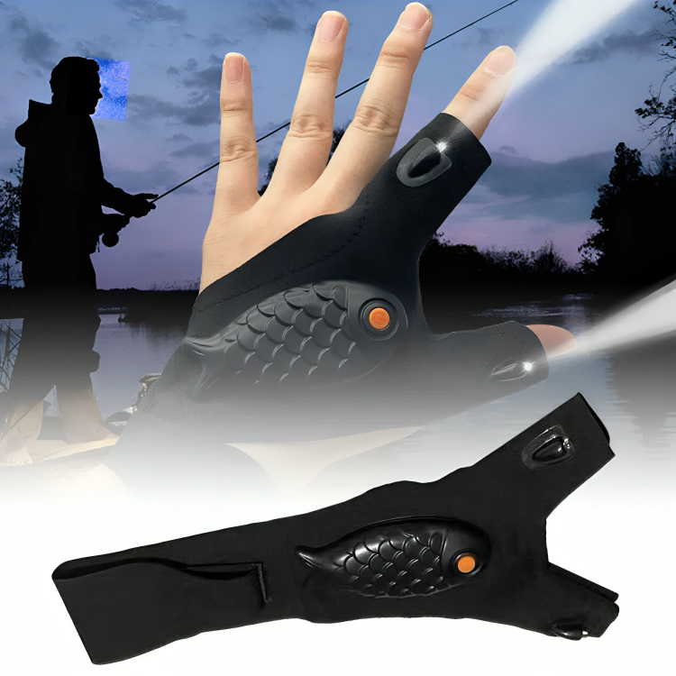 Rechargeable Finger-Less LED Glove