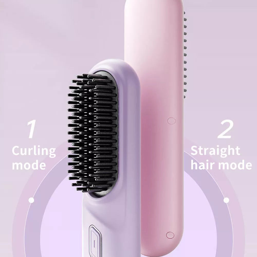 Cordless Hair Straightener & Brush