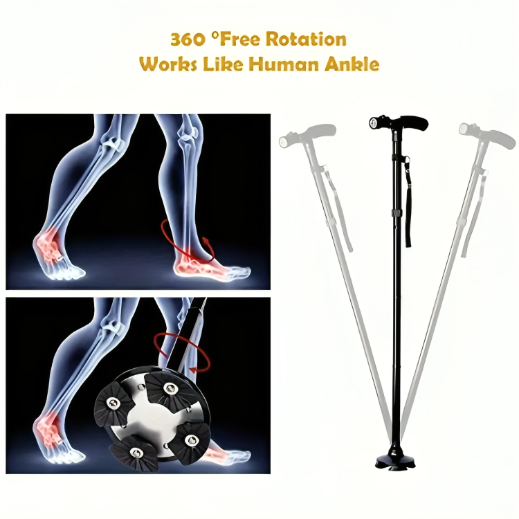 Adjustable LED Walking Stick