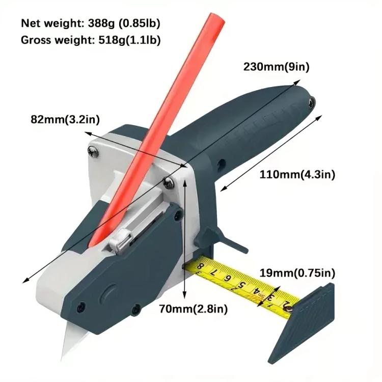 Gypsum Board Cutter With Tape Measure