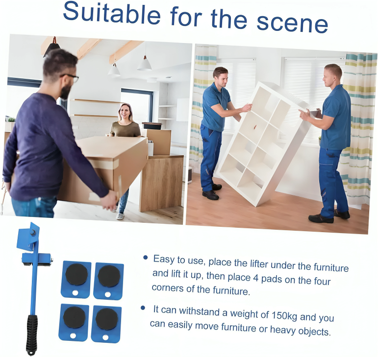 Heavy-Duty Furniture Mover Kit