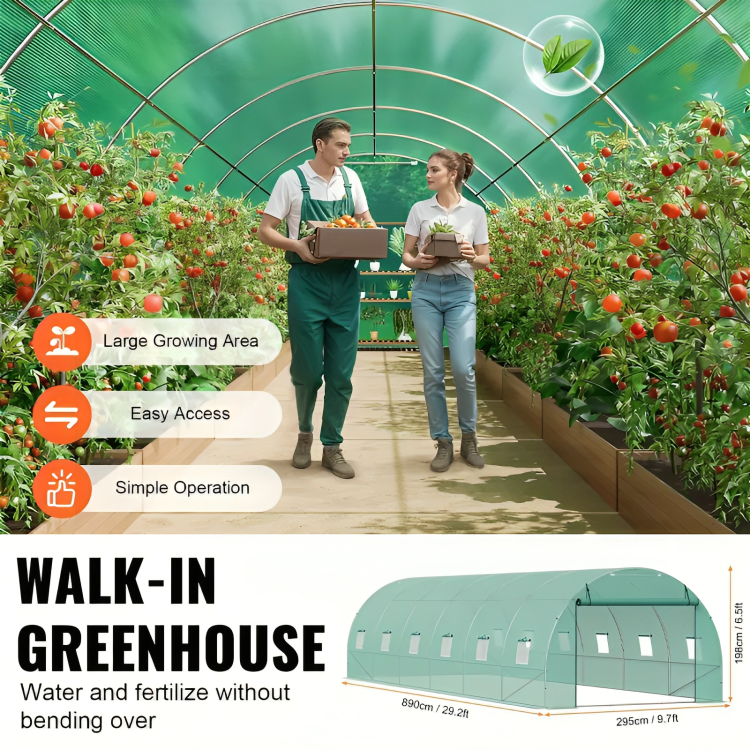 Greenfingers Walk-In Greenhouse