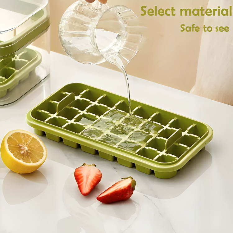 64-Cube Ice Tray With Lid