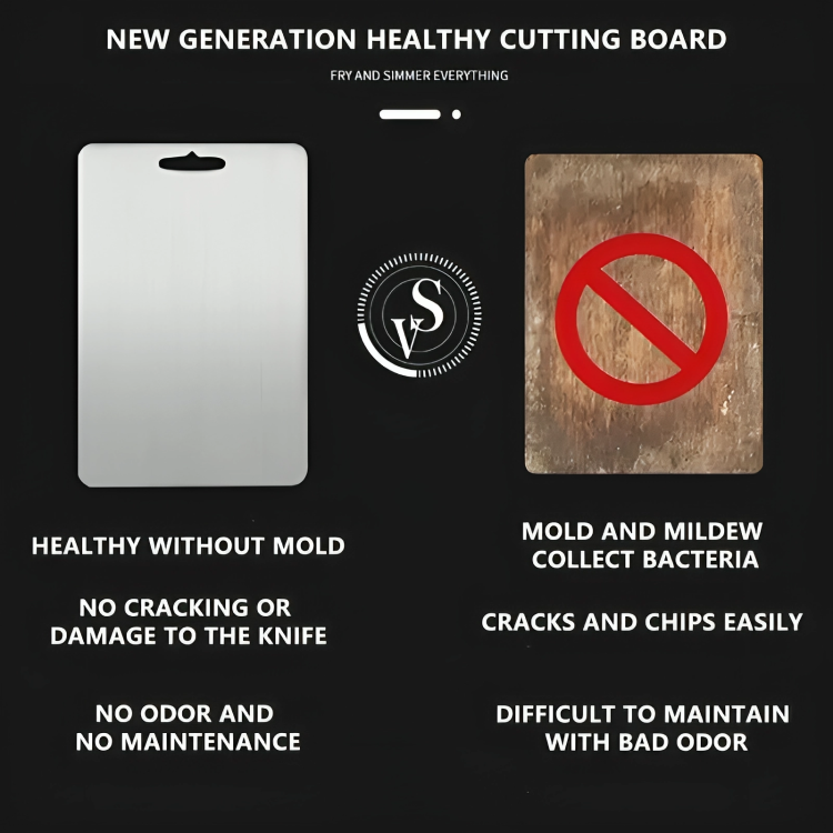 Anti-Bacterial Titanium Chopping Board