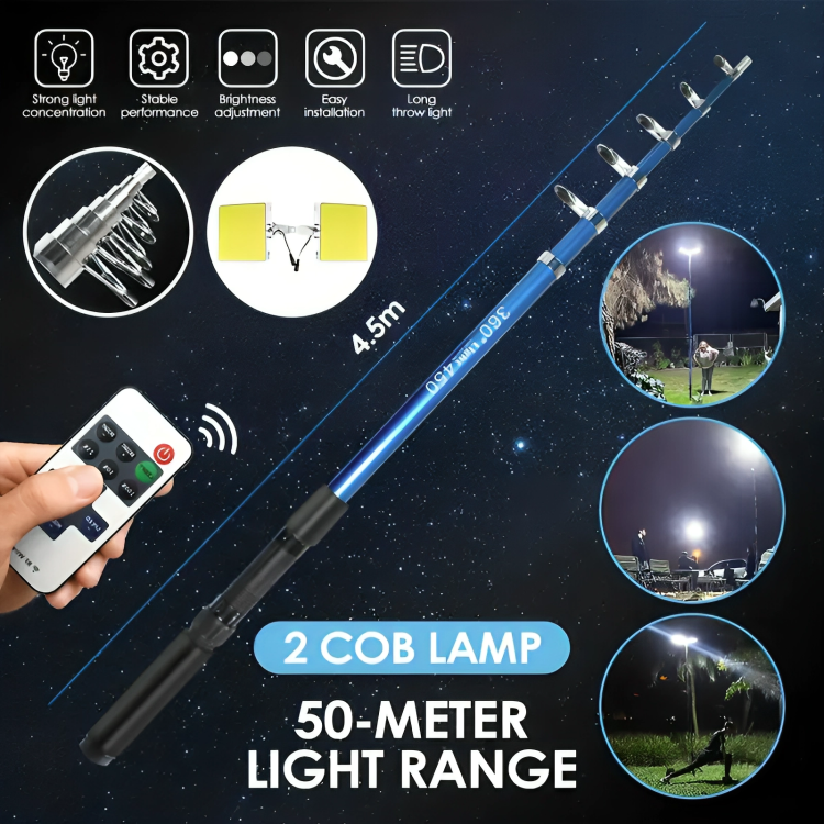 Tall Telescopic Tripod Light