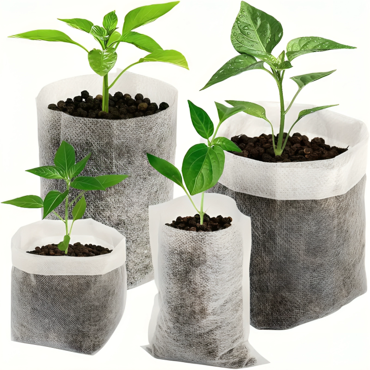 100 Pcs Biodegradable Grow Bags