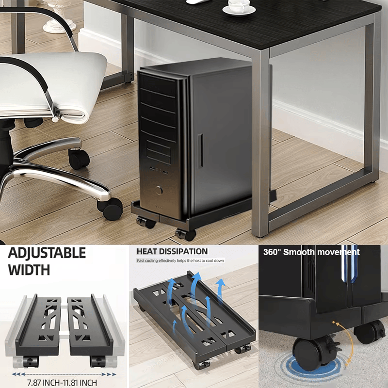 Adjustable CPU Roller Stand