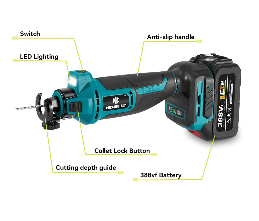 Cordless Drywall Brushless Cutter