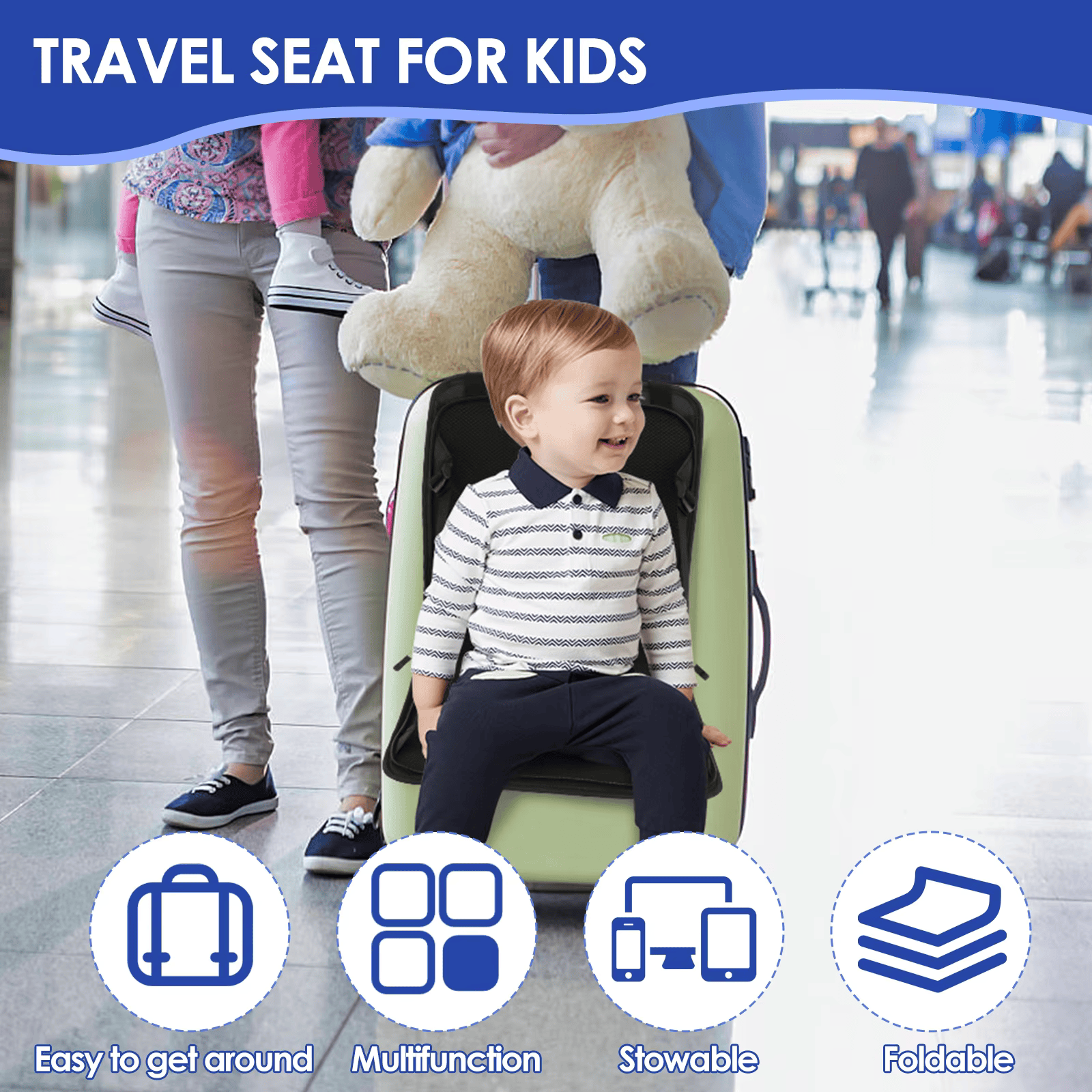 Foldable Travel Seat For Kids